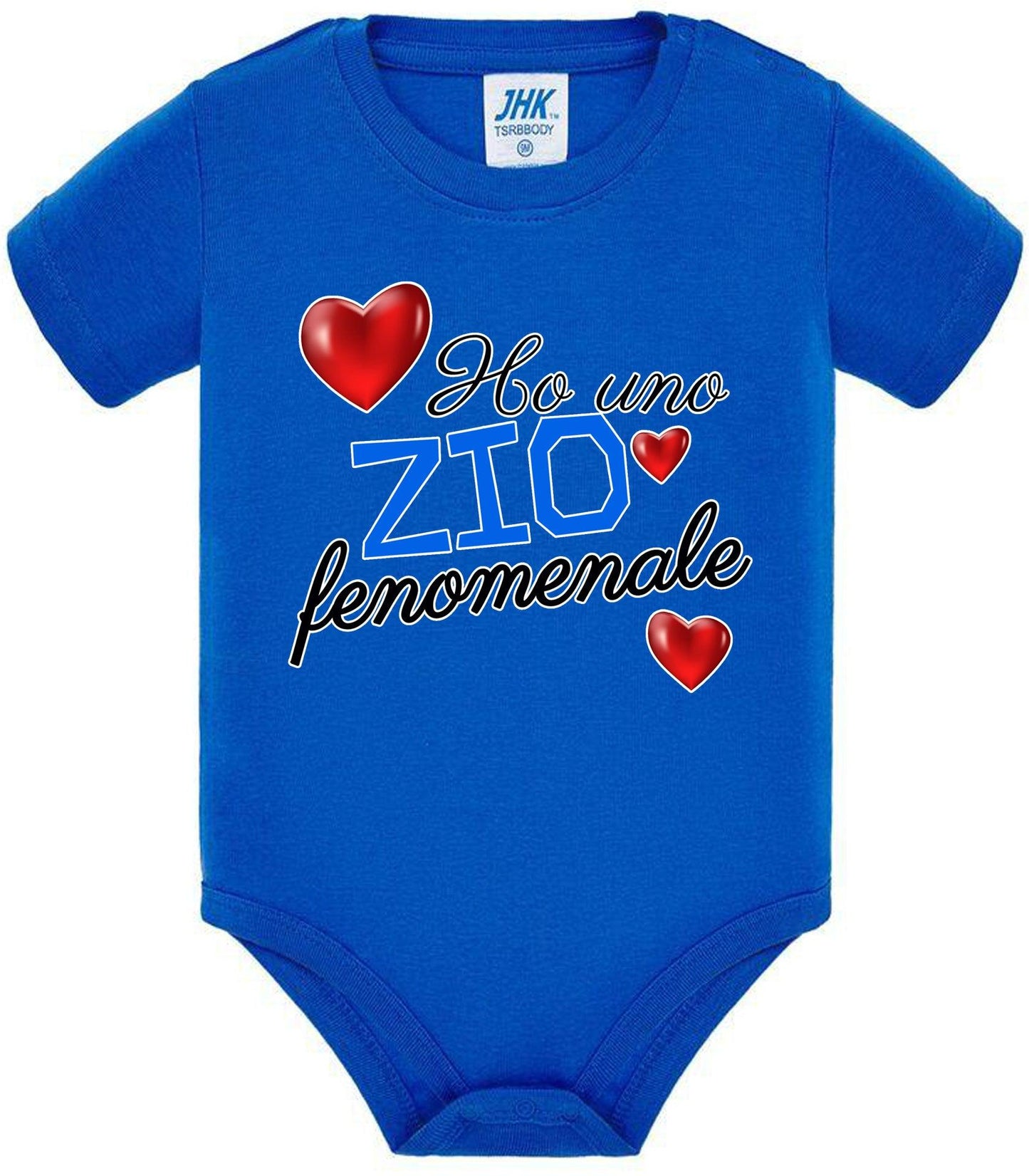 Ho una Zia o Zio Fenomenale Body da bambino/a a maniche corte 100% cotone JHK STREET STYLE PRINT