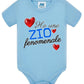 Ho una Zia o Zio Fenomenale Body da bambino/a a maniche corte 100% cotone JHK STREET STYLE PRINT