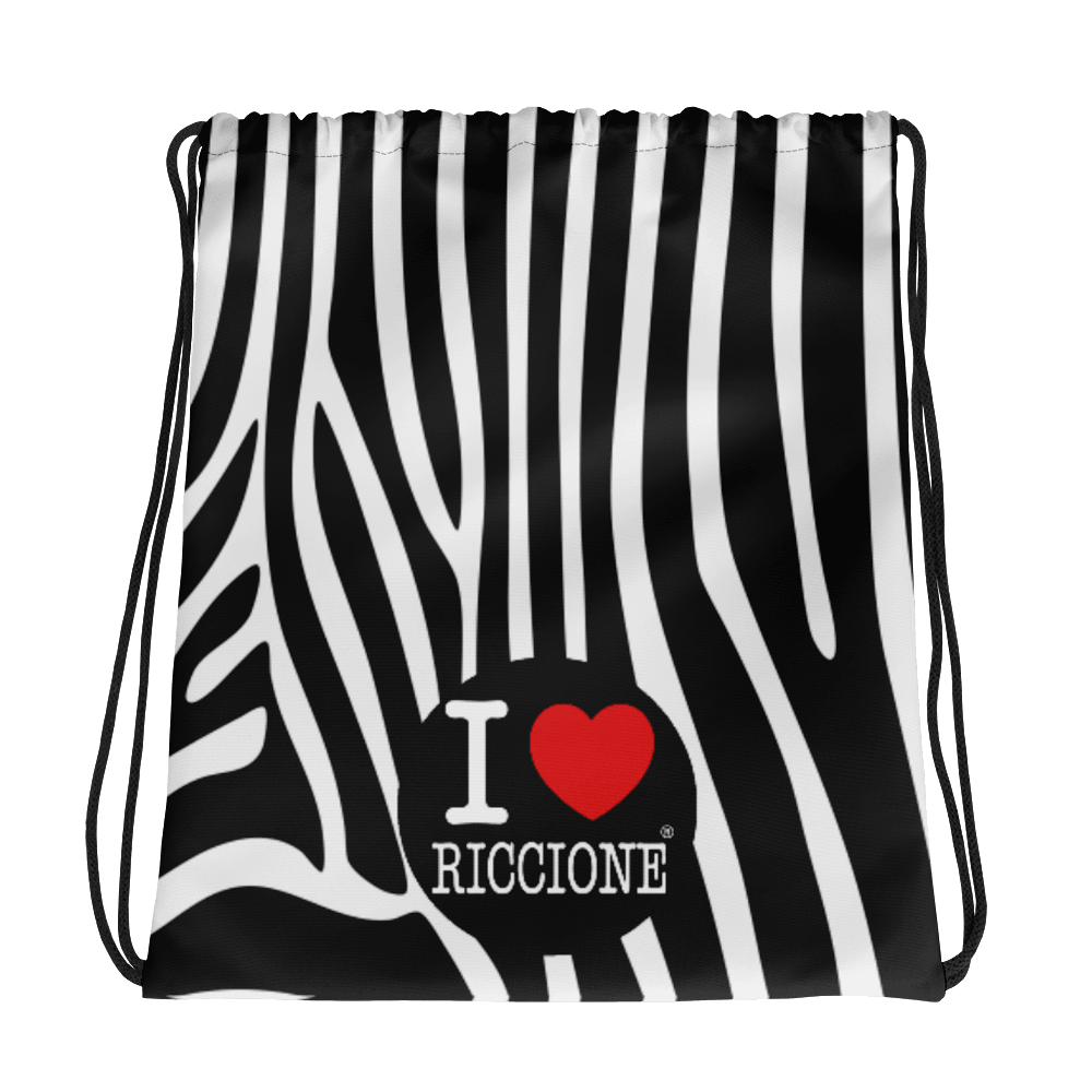 I LOVE RICCIONE Drawstring bag STREET STYLE