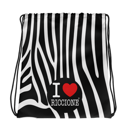 I LOVE RICCIONE Drawstring bag STREET STYLE