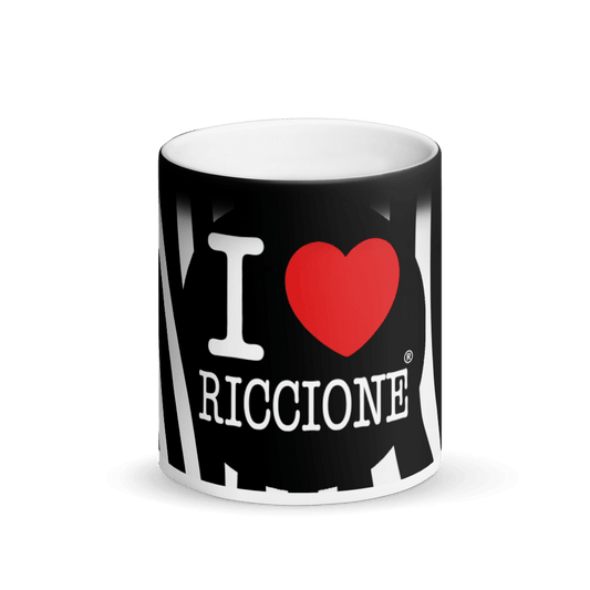 I LOVE RICCIONE Matte Black Magic Mug STREET STYLE