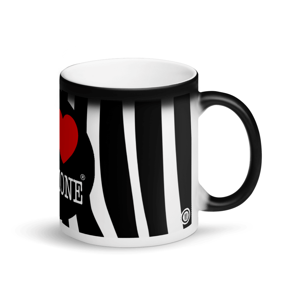 I LOVE RICCIONE Matte Black Magic Mug STREET STYLE