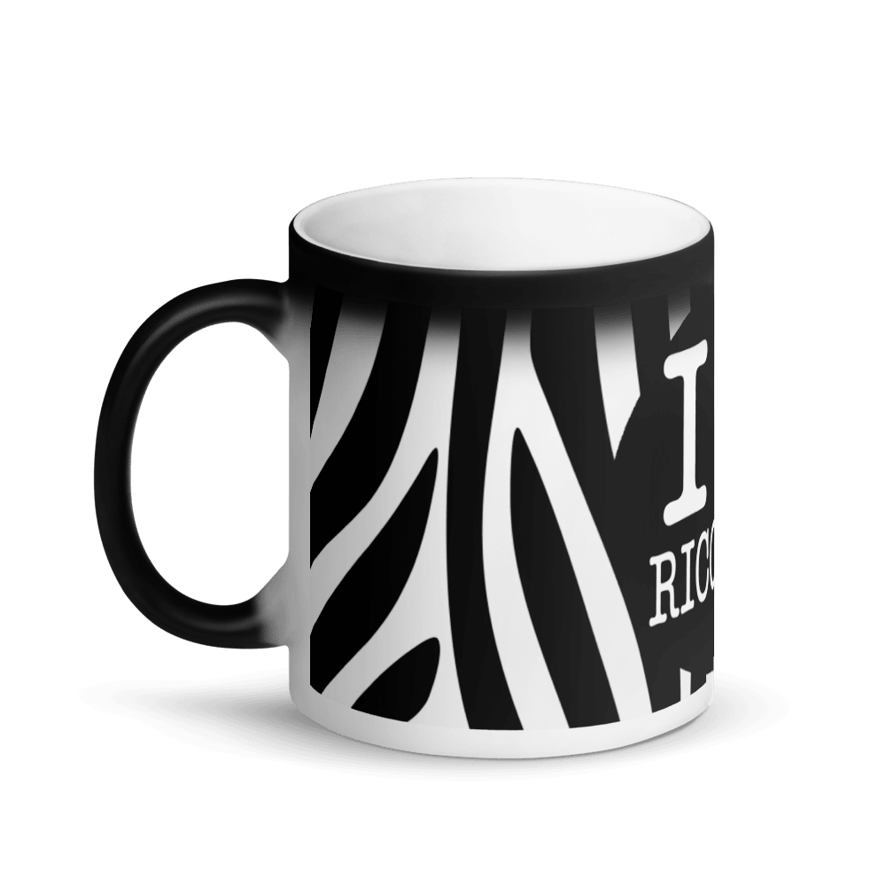 I LOVE RICCIONE Matte Black Magic Mug STREET STYLE