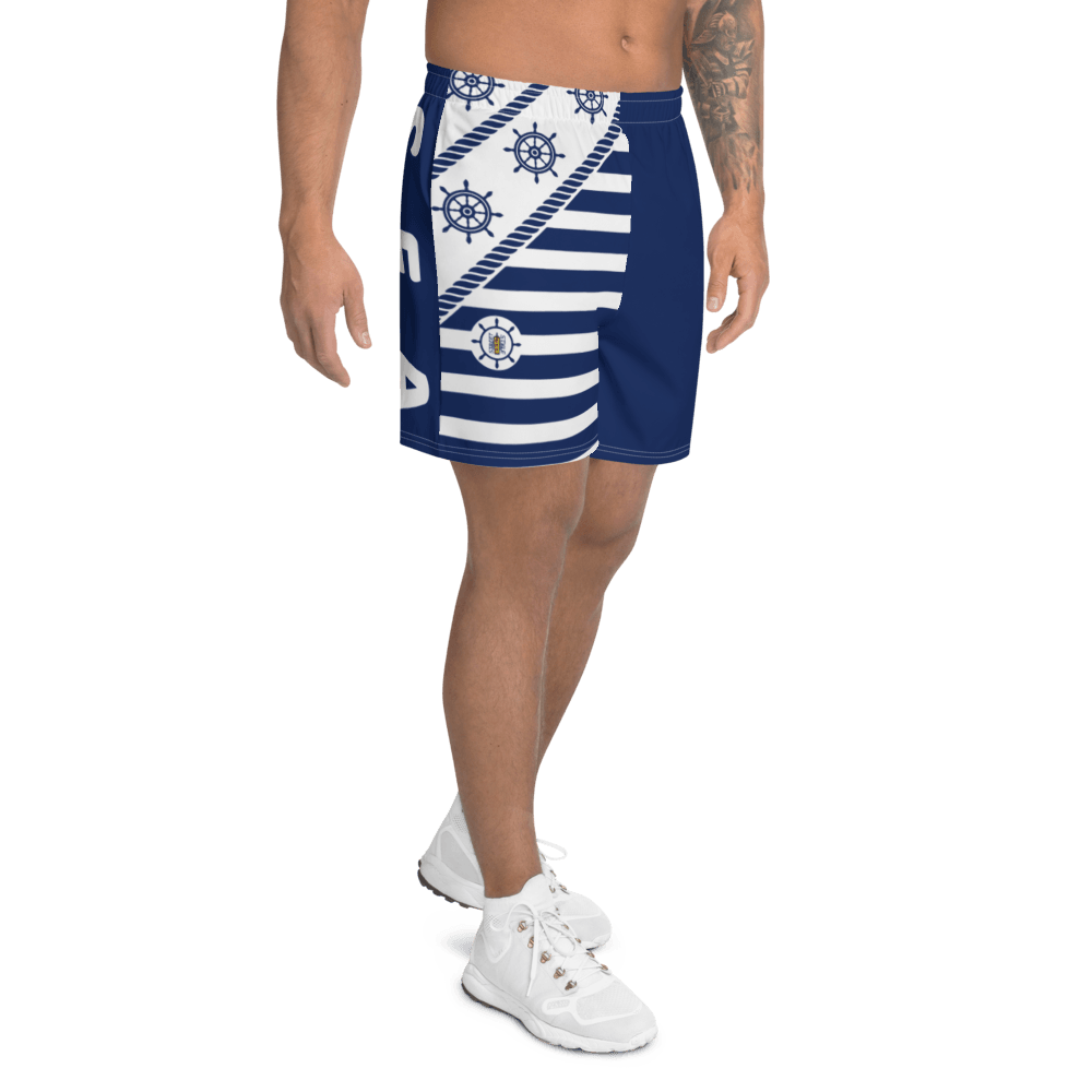 I LOVE RICCIONE Men's Athletic Long Shorts STREET STYLE