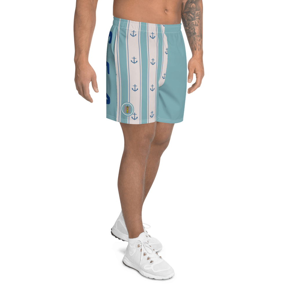 I LOVE RICCIONE Men's Athletic Long Shorts STREET STYLE