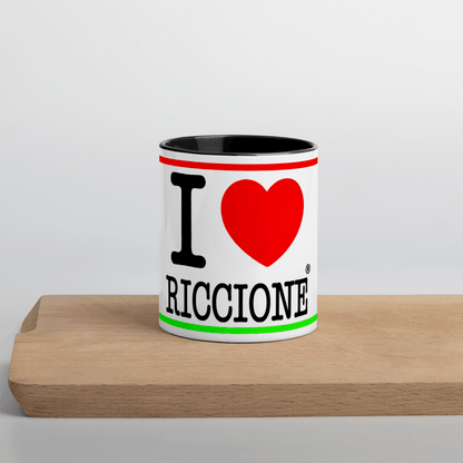 I LOVE RICCIONE Mug with Color Inside STREET STYLE