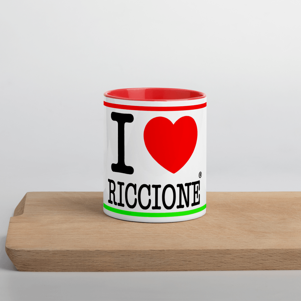 I LOVE RICCIONE Mug with Color Inside STREET STYLE