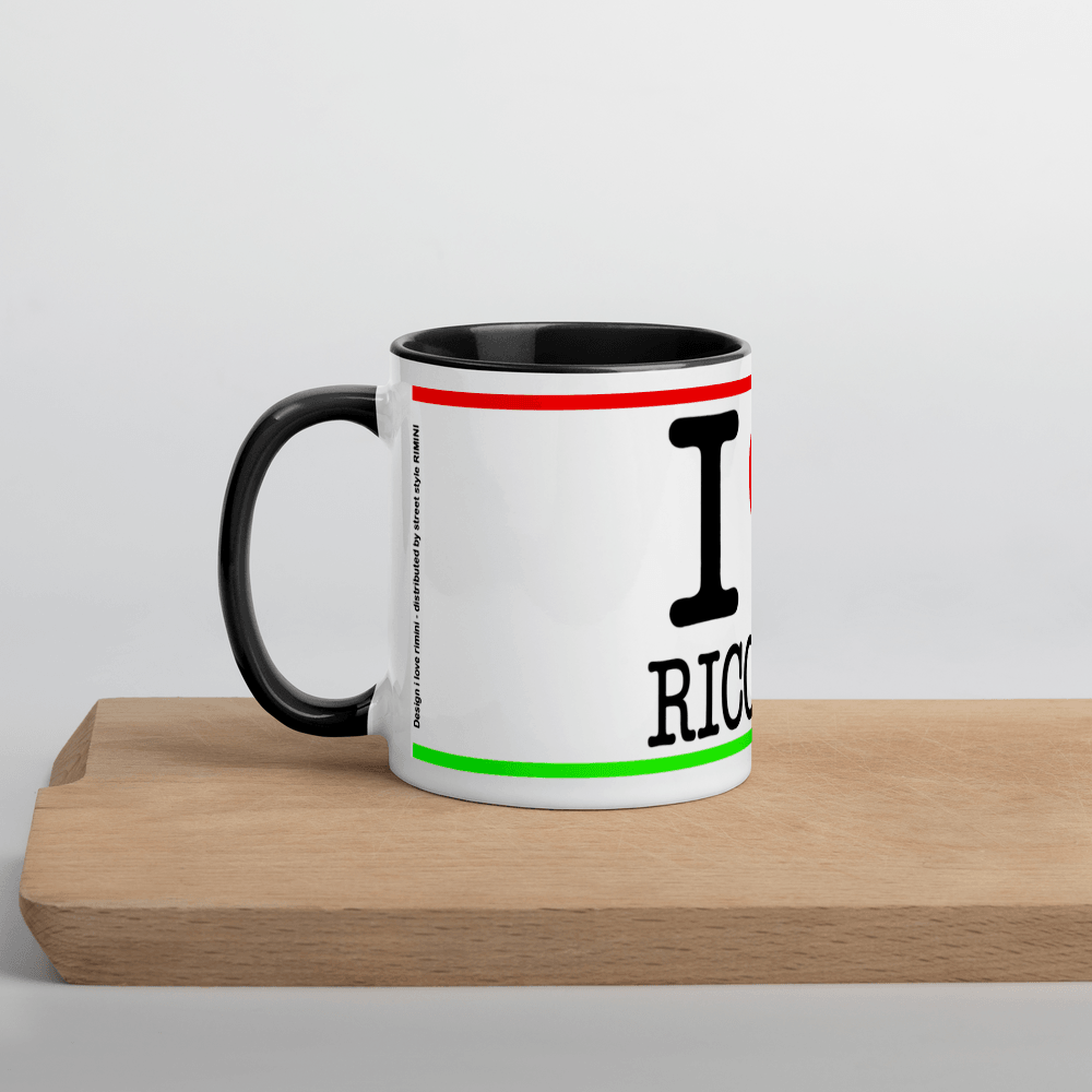 I LOVE RICCIONE Mug with Color Inside STREET STYLE