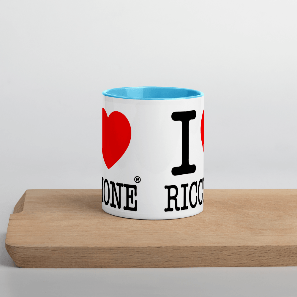 I LOVE RICCIONE Mug with Color Inside STREET STYLE