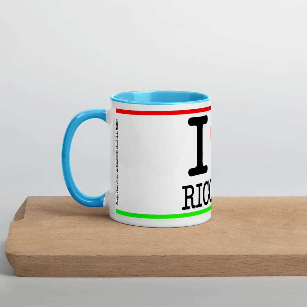 I LOVE RICCIONE Mug with Color Inside STREET STYLE