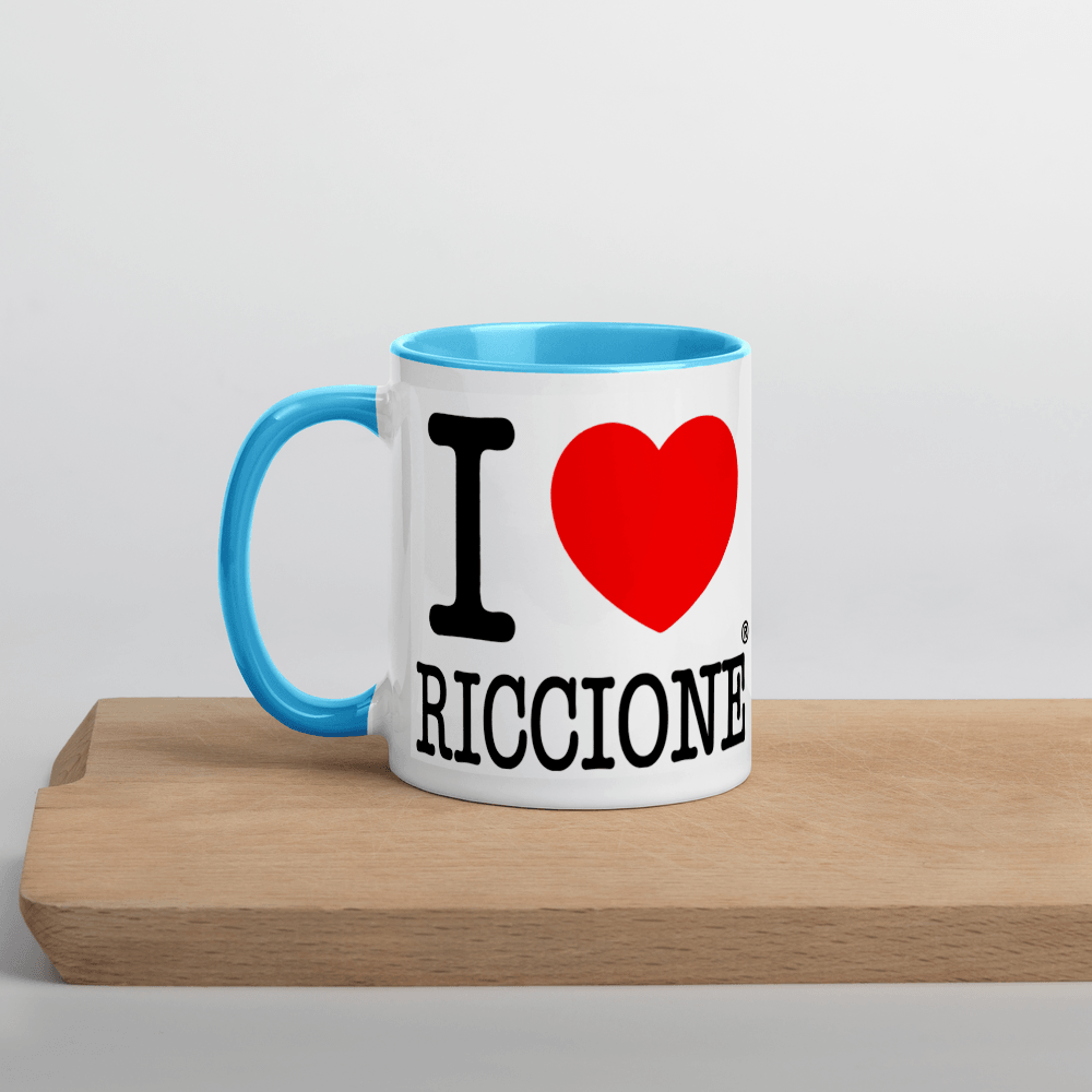 I LOVE RICCIONE Mug with Color Inside STREET STYLE