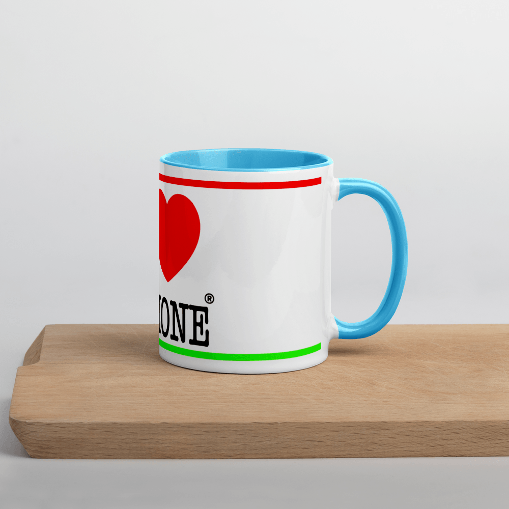 I LOVE RICCIONE Mug with Color Inside STREET STYLE