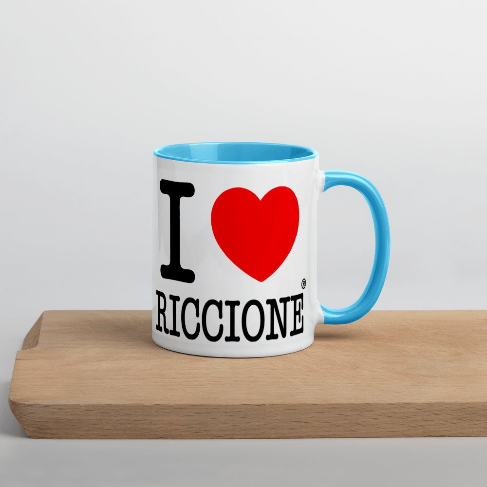 I LOVE RICCIONE Mug with Color Inside STREET STYLE