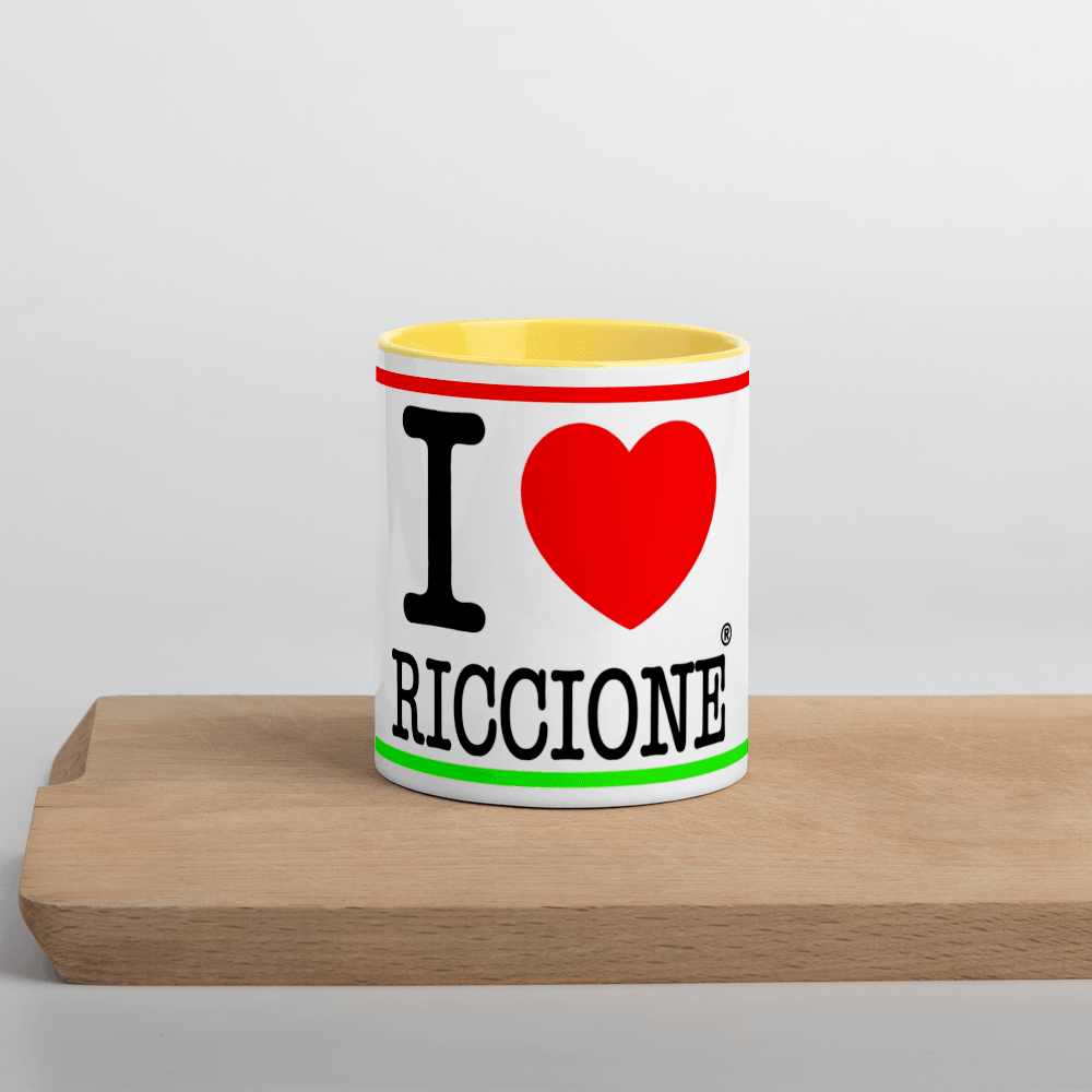 I LOVE RICCIONE Mug with Color Inside STREET STYLE