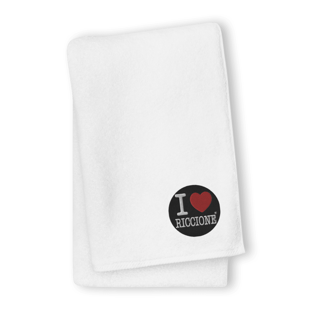 I LOVE RICCIONE Oversized Turkish cotton towel STREET STYLE