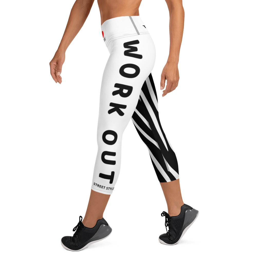 I LOVE RICCIONE Yoga Capri Leggings STREET STYLE