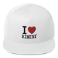 I LOVE RIMINI CAPPELLINO FOOTBALL Flat Bill Cap STREET STYLE