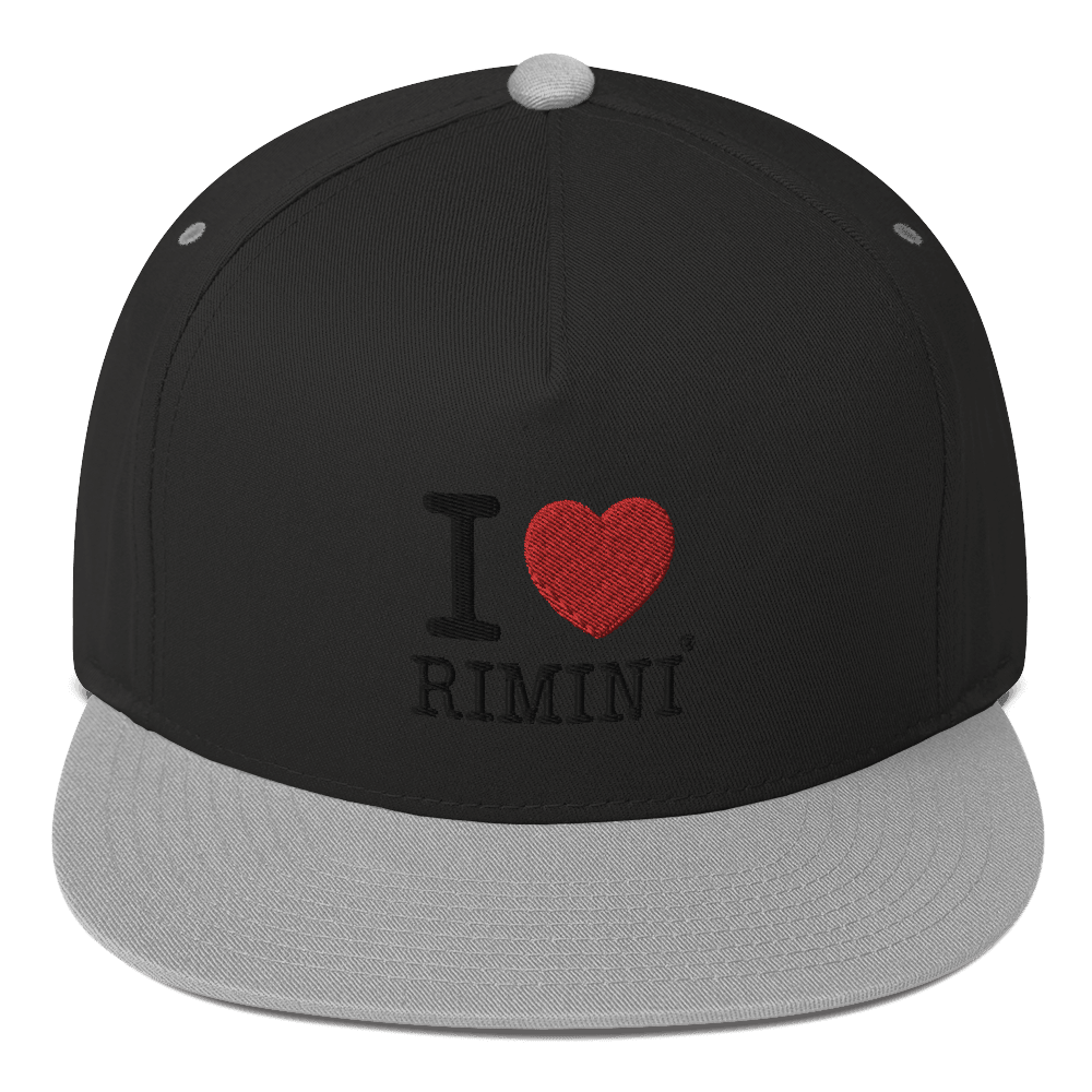 I LOVE RIMINI CAPPELLINO FOOTBALL Flat Bill Cap STREET STYLE