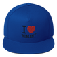 I LOVE RIMINI CAPPELLINO FOOTBALL Flat Bill Cap STREET STYLE