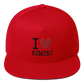 I LOVE RIMINI CAPPELLINO FOOTBALL Flat Bill Cap STREET STYLE