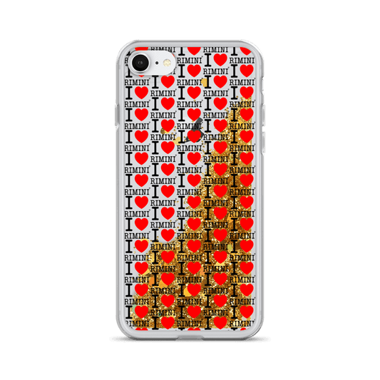 I LOVE RIMINI  CELL.  Liquid Glitter Phone Case STREET STYLE