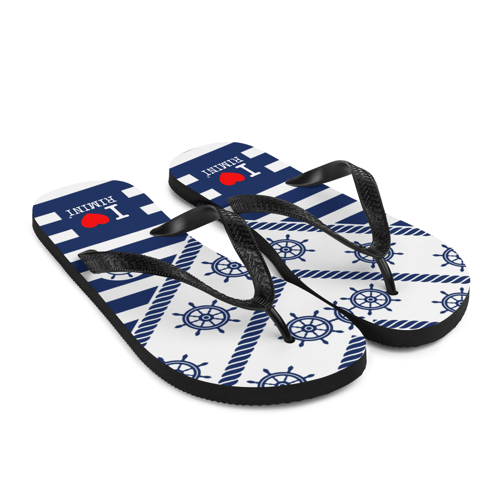 I LOVE RIMINI Flip-Flops STREET STYLE