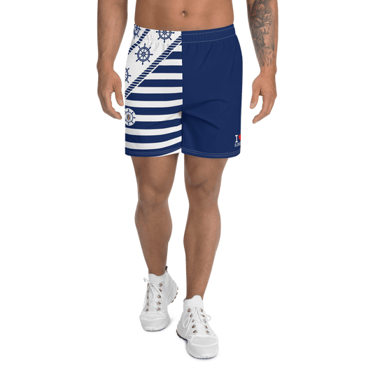 I LOVE RIMINI Men's Athletic Long Shorts STREET STYLE