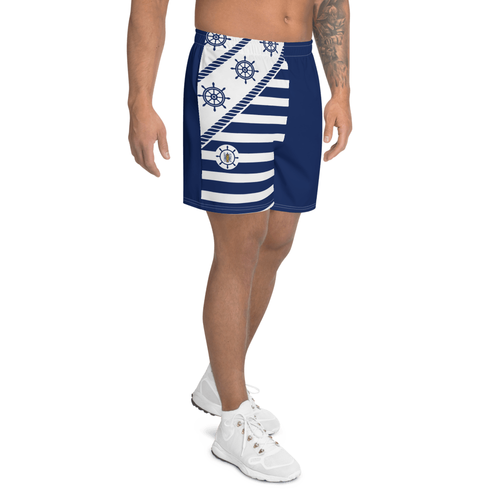 I LOVE RIMINI Men's Athletic Long Shorts STREET STYLE