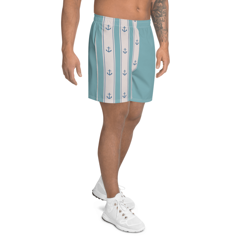 I LOVE RIMINI Men's Athletic Long Shorts STREET STYLE