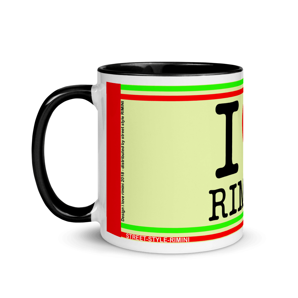 I LOVE RIMINI originale street style rimini Mug with Color Inside STREET STYLE