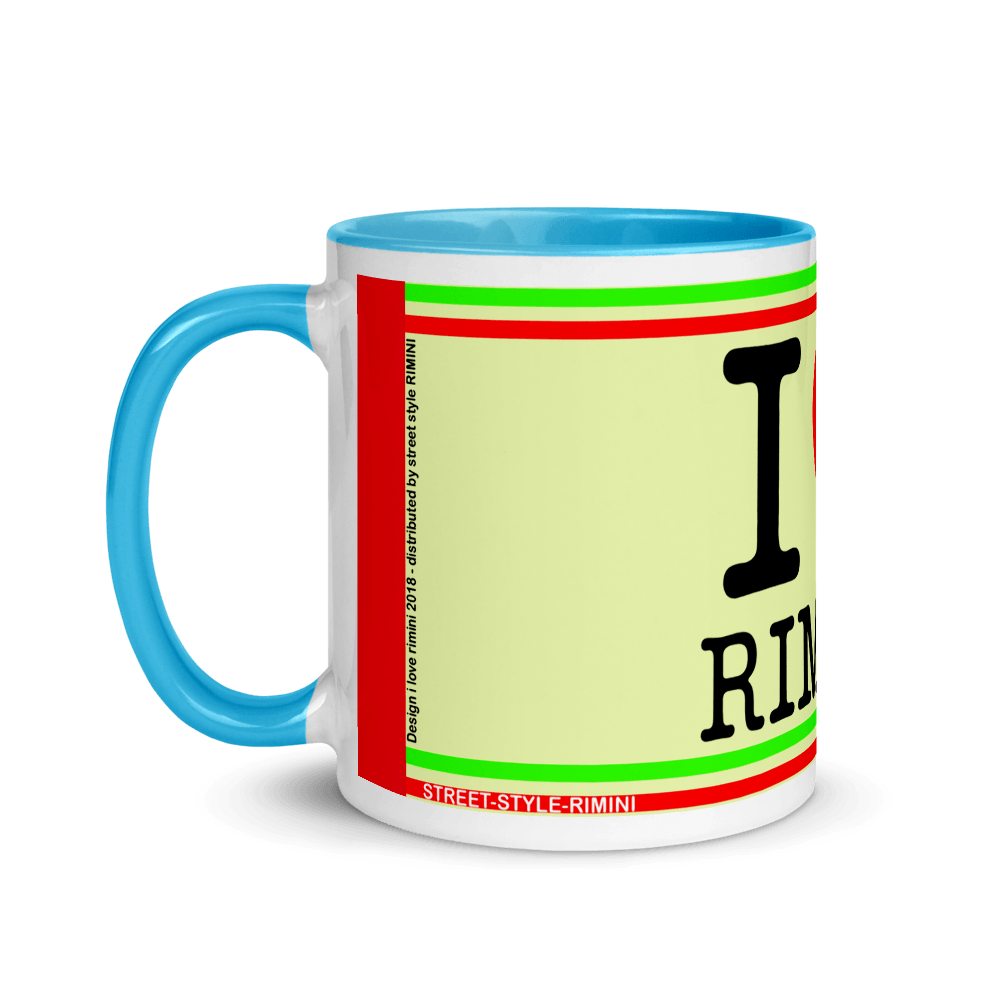 I LOVE RIMINI originale street style rimini Mug with Color Inside STREET STYLE