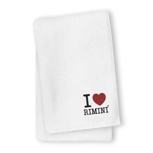 I LOVE RIMINI Oversized Turkish cotton towel STREET STYLE