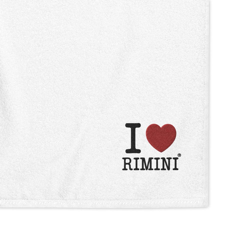 I LOVE RIMINI Oversized Turkish cotton towel STREET STYLE