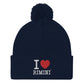 I LOVE RIMINI Pom-Pom Beanie STREET STYLE