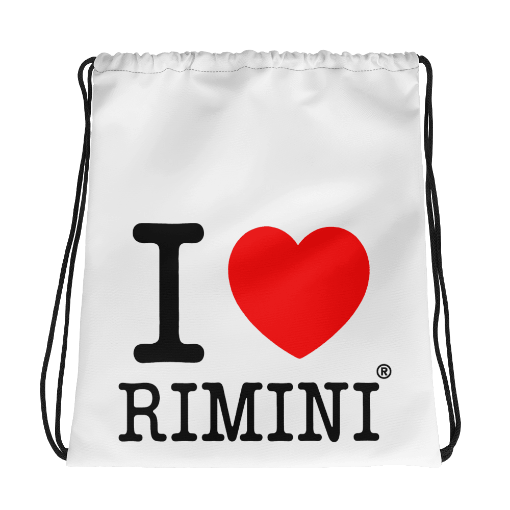 I LOVE RIMINI sacca original rimini Drawstring bag STREET STYLE