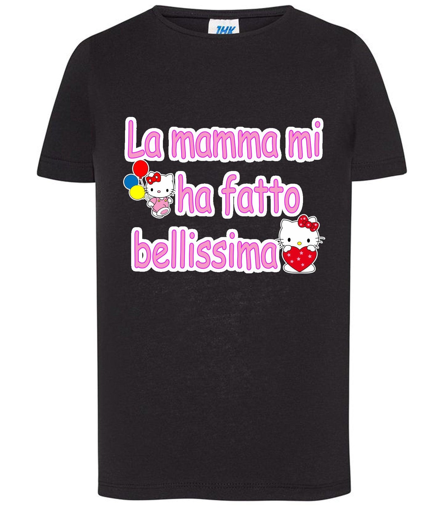 La Mamma mi ha Fatto Bellissima T-shirt solo da femmina Mod. Slim STREET STYLE