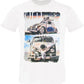 Maggiolino T2 Pulmino Volkswag. Auto Art. Art. 10105 T-Shirt Urban Men Uomo 100% Cotone Fiammato STREET STYLE