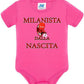 Milanista Dalla Nascita Body da bambino/a a maniche corte 100% cotone JHK STREET STYLE PRINT