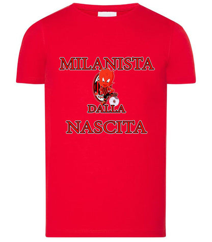 Milanista - Juventino - Interista Dalla Nascita T-shirt solo da femmina Mod. Slim STREET STYLE