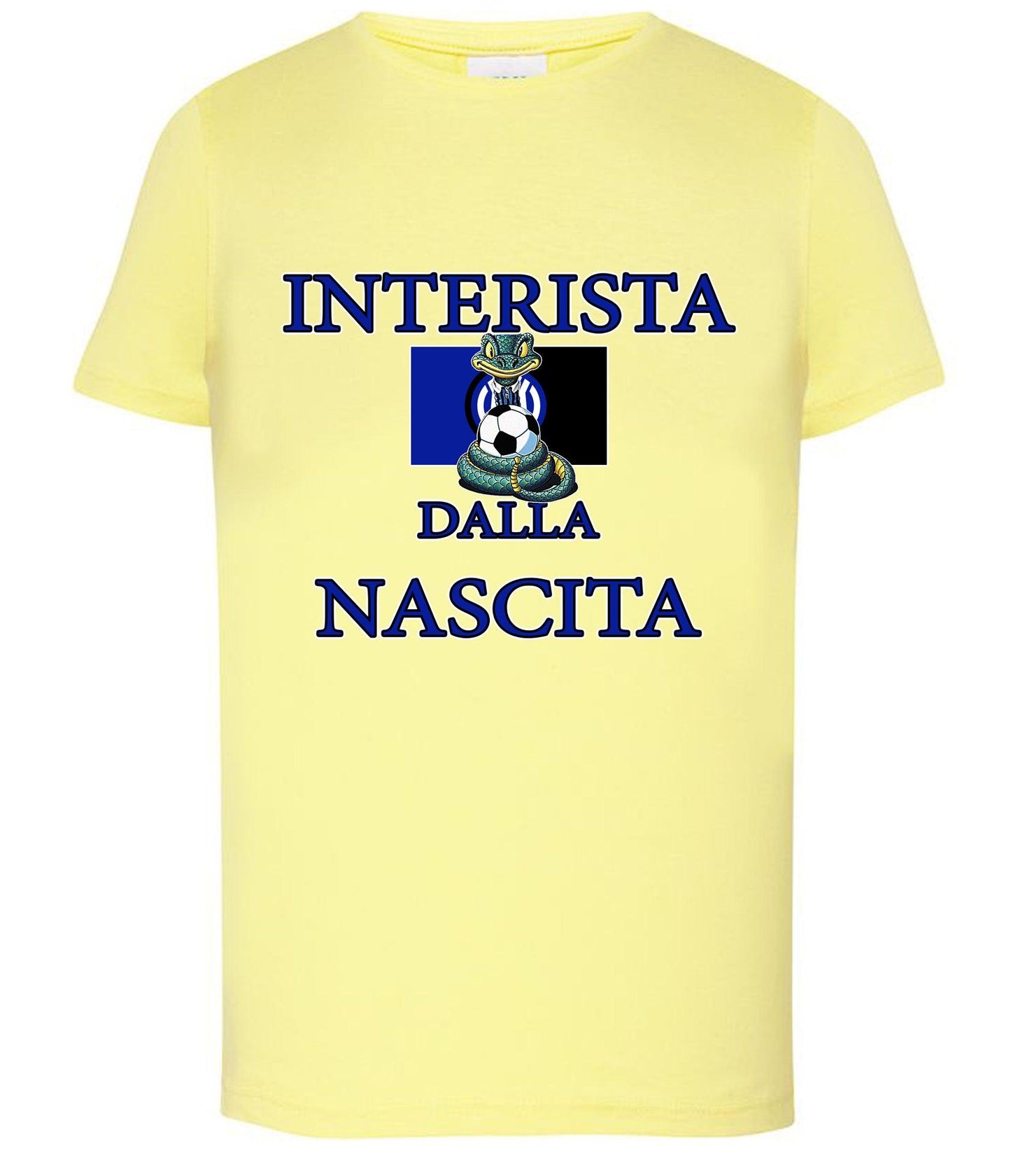 Milanista - Juventino - Interista Dalla Nascita T-shirt solo da femmina Mod. Slim STREET STYLE