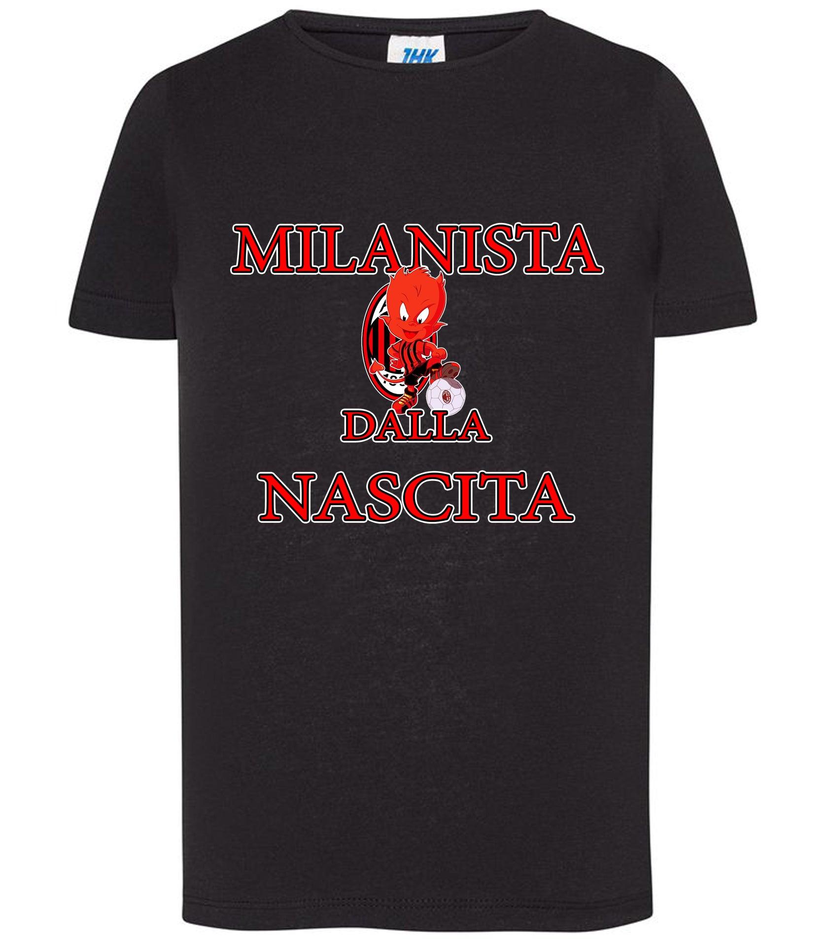 Milanista - Juventino - Interista Dalla Nascita T-shirt solo da femmina Mod. Slim STREET STYLE