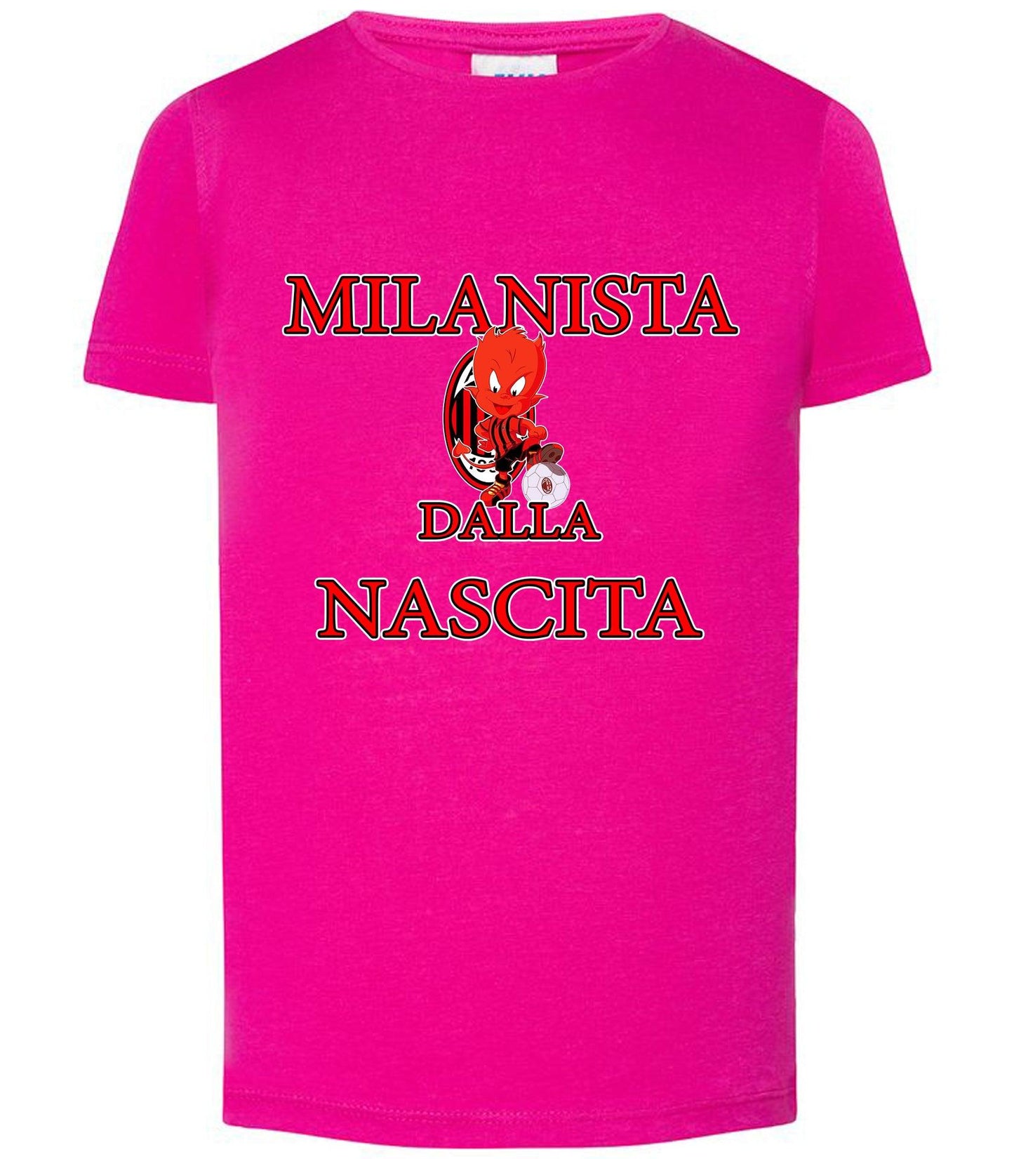 Milanista - Juventino - Interista Dalla Nascita T-shirt solo da femmina Mod. Slim STREET STYLE