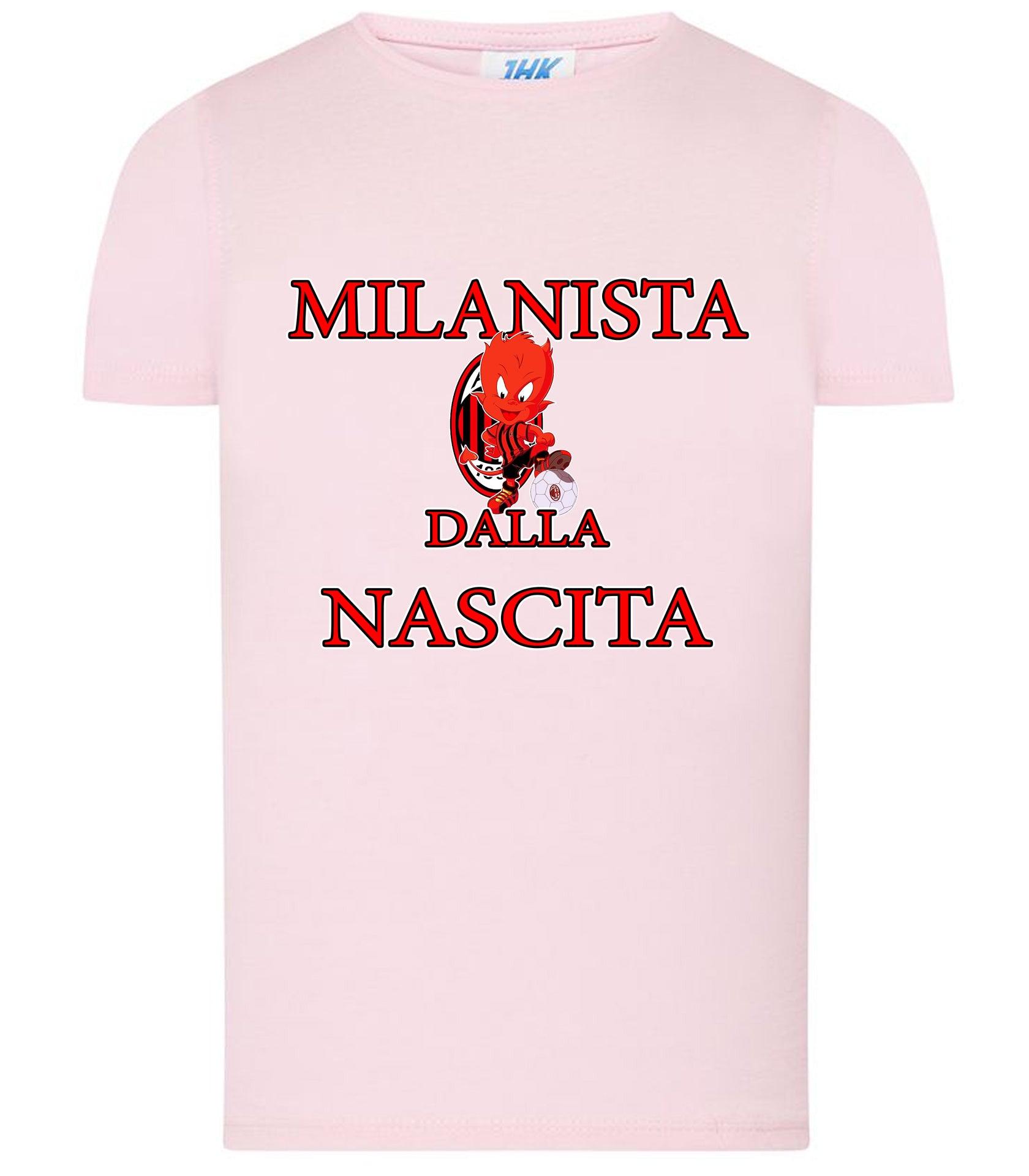 Milanista - Juventino - Interista Dalla Nascita T-shirt solo da femmina Mod. Slim STREET STYLE