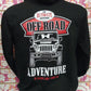 OFF ROAD COL. NERO 10068 Felpa UNISEX College STREET STYLE