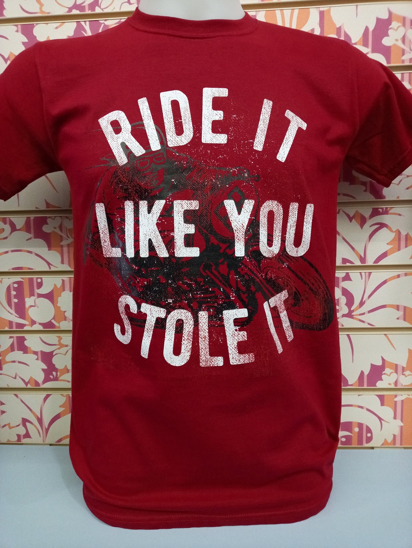 RIDE IT LIKE YOU STOLE 10076 - GILDAN GI6400 UOMO - STREET STYLE PRINT stampa personalizzata