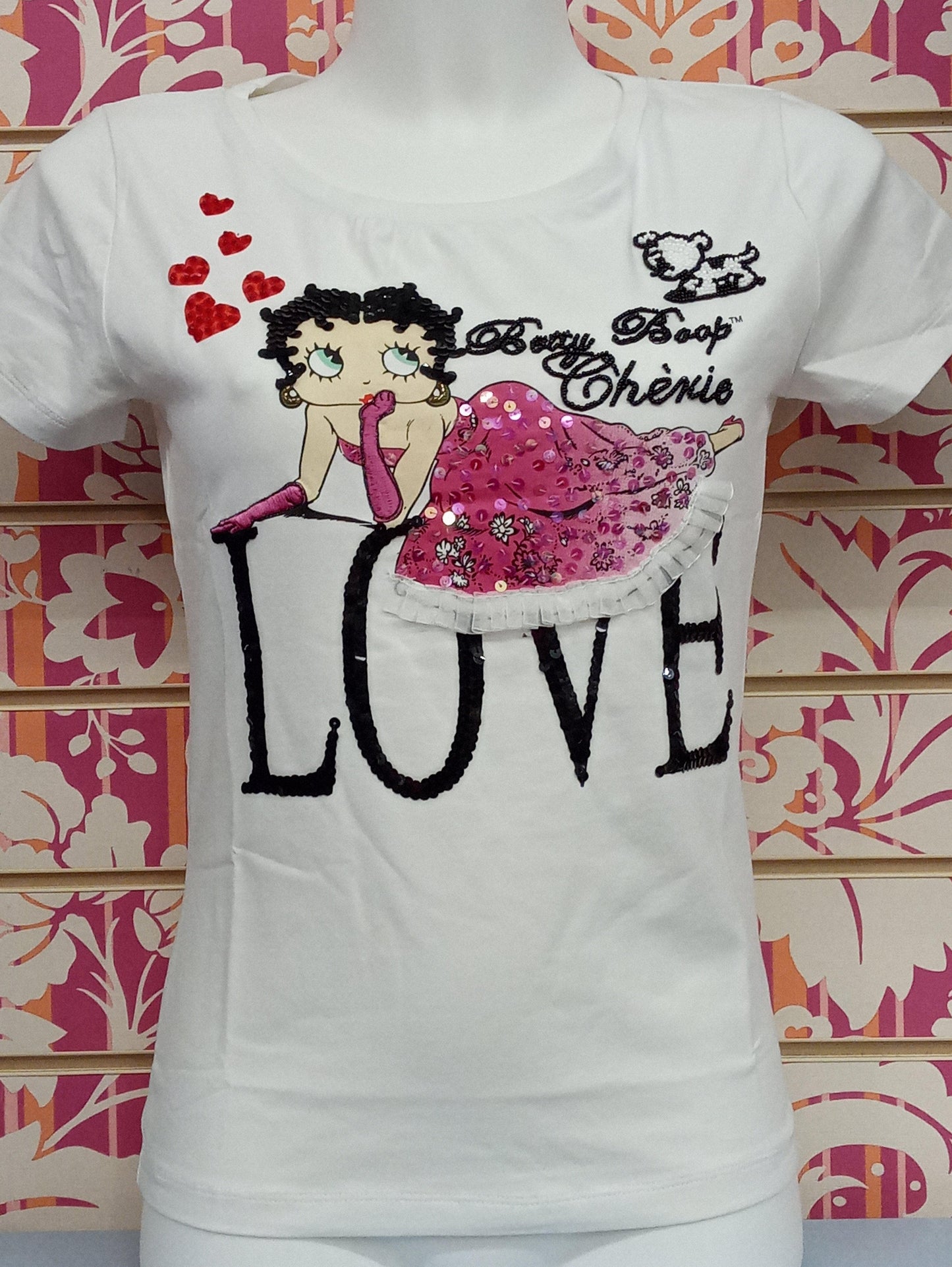 SB893TSW T-SHIRT BETTY BOOP - STAR STUDIOS T-SHIRT DONNA - STREET STYLE PRINT stampa personalizzata