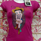 SBT701SW-430 T-SHIRT BETTY BOOP - STAR STUDIOS T-SHIRT DONNA - STREET STYLE PRINT stampa personalizzata