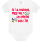 Se la Mamma dice no lo Chiedo agli ZII Body da bambino/a a maniche corte 100% cotone JHK STREET STYLE PRINT