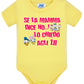 Se la Mamma dice no lo Chiedo agli ZII Body da bambino/a a maniche corte 100% cotone JHK STREET STYLE PRINT