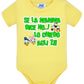 Se la Mamma dice no lo Chiedo agli ZII Body da bambino/a a maniche corte 100% cotone JHK STREET STYLE PRINT